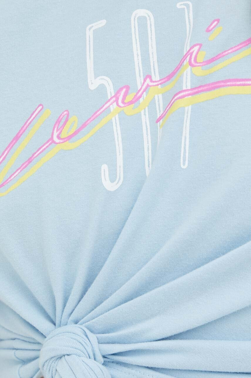 Levi's Памучна тениска в синьо - Pepit.bg