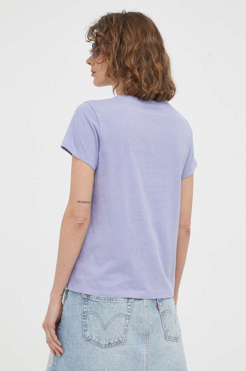 Levi's Памучна тениска в синьо - Pepit.bg