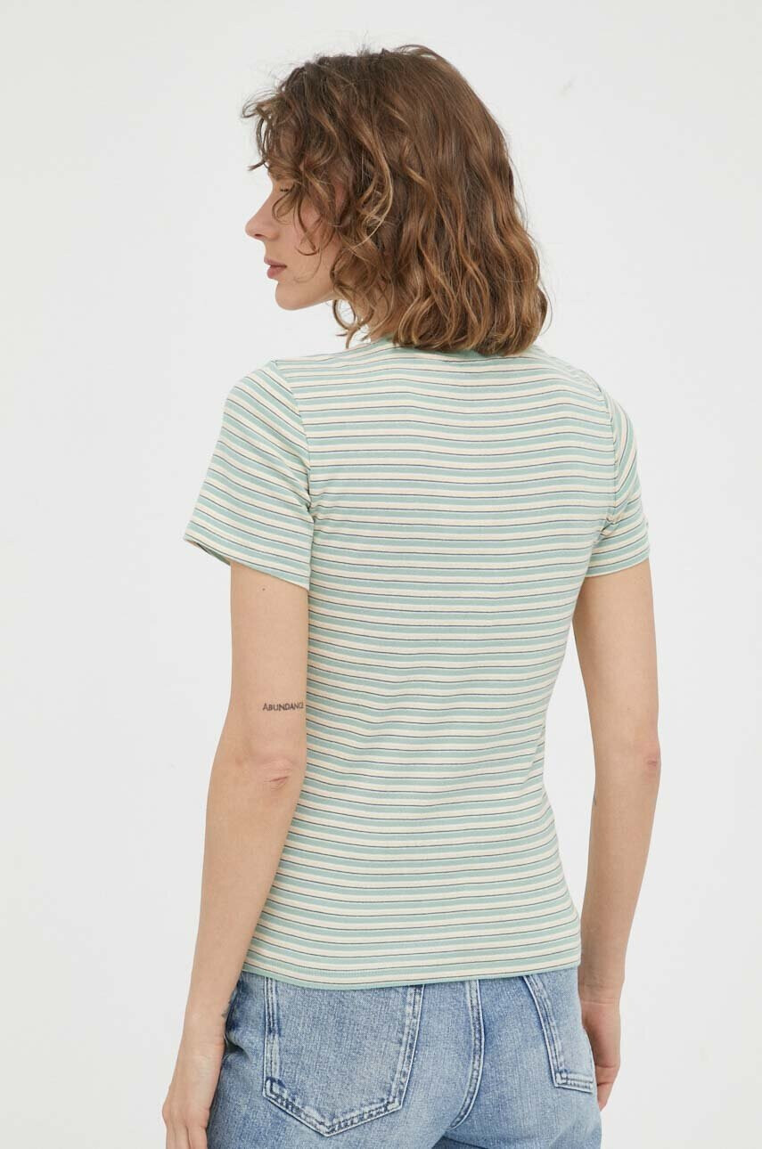Levi's Памучна тениска в зелено - Pepit.bg
