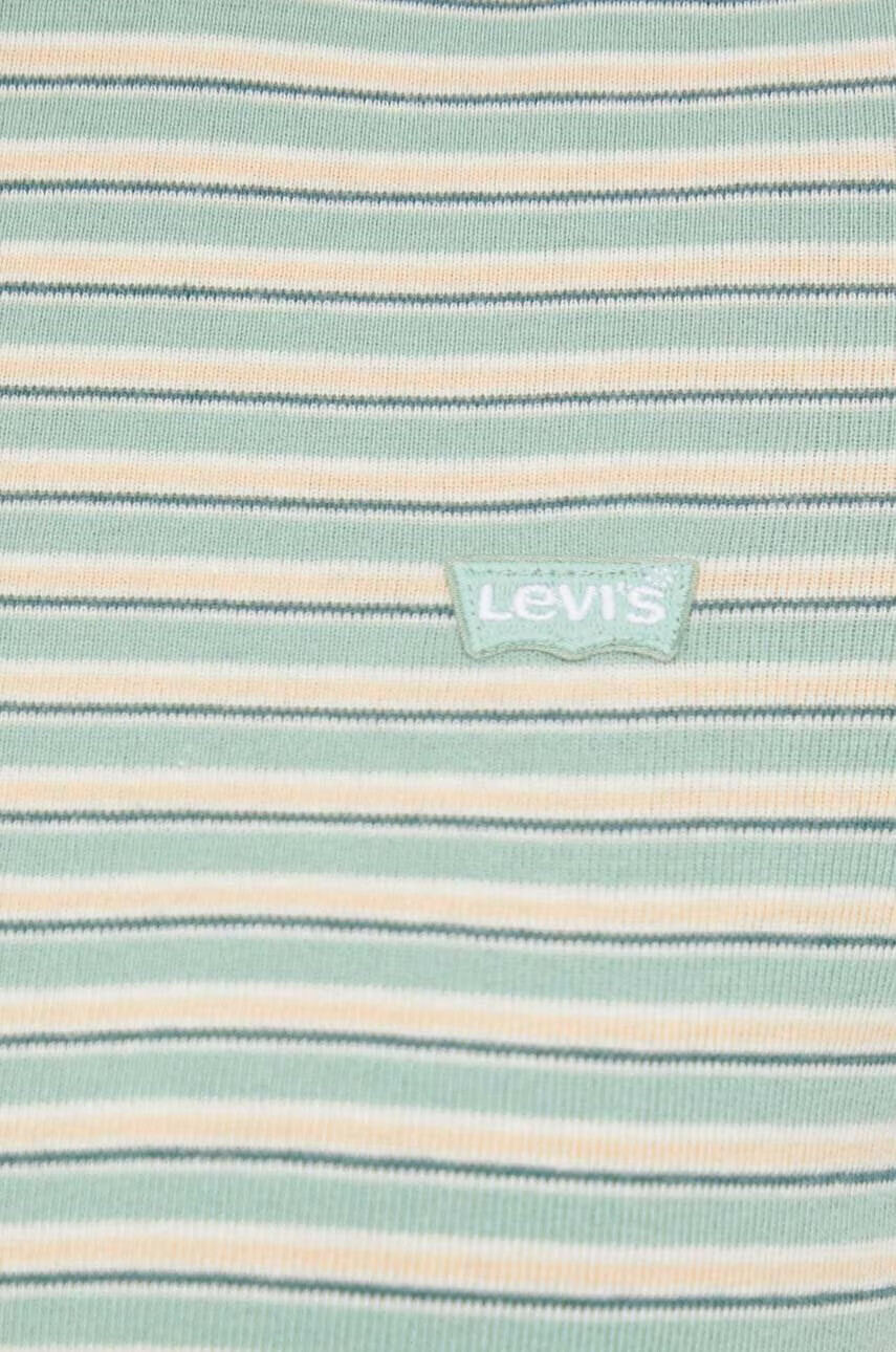 Levi's Памучна тениска в зелено - Pepit.bg