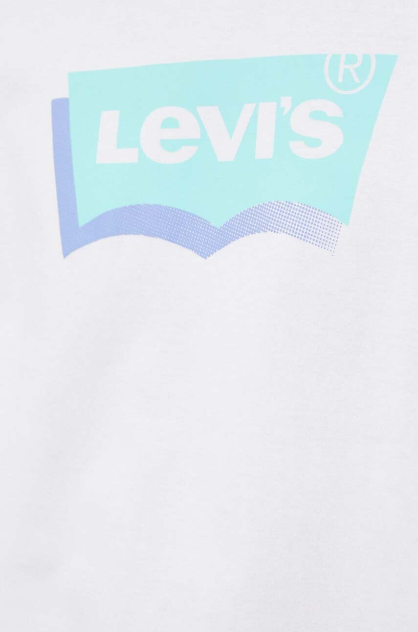 Levi's Памучна тениска в бяло с принт - Pepit.bg