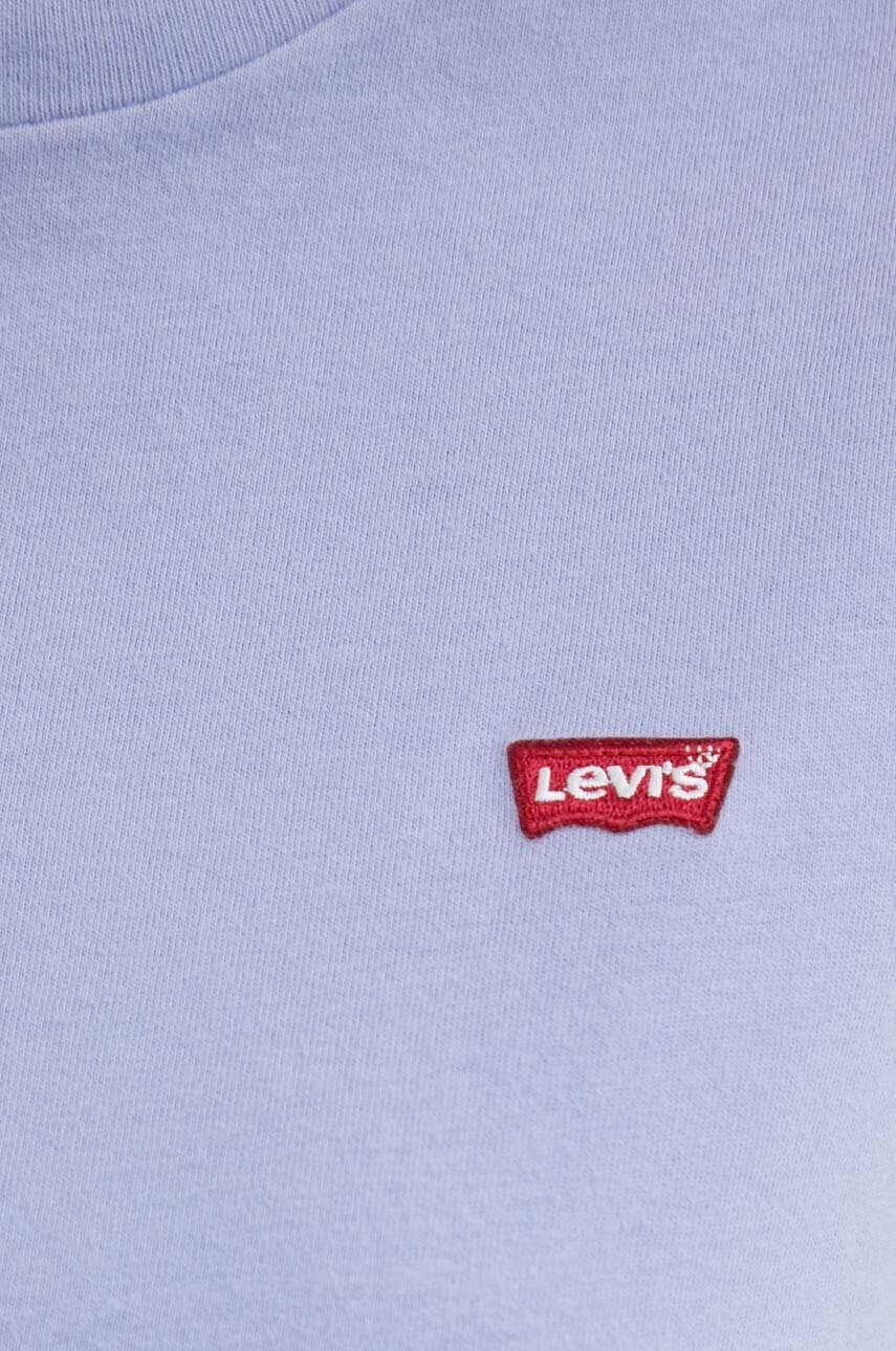 Levi's Памучна тениска в лилаво - Pepit.bg