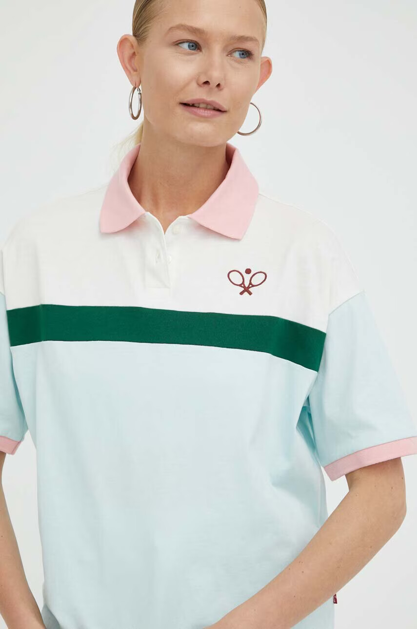 Levi's Памучна тениска с яка - Pepit.bg