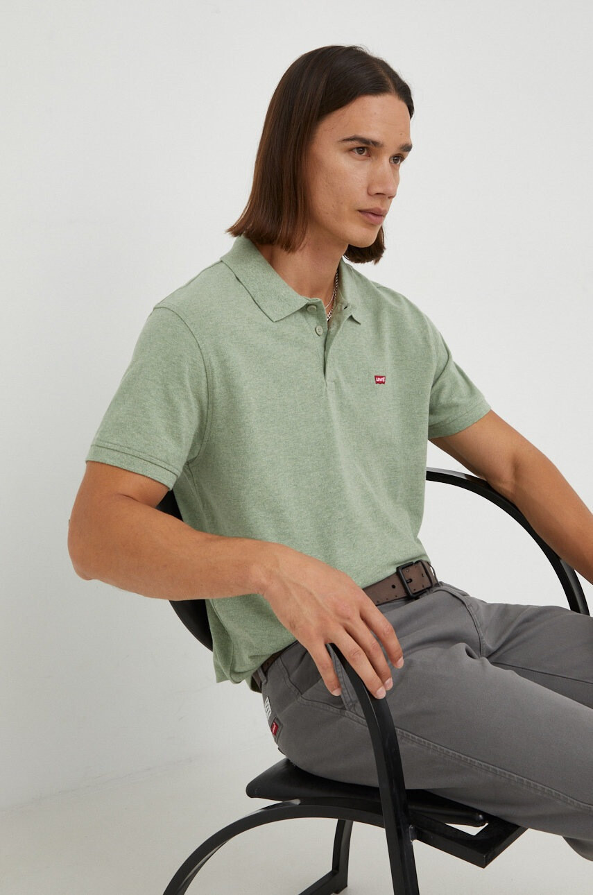 Levi's Памучна тениска с яка - Pepit.bg