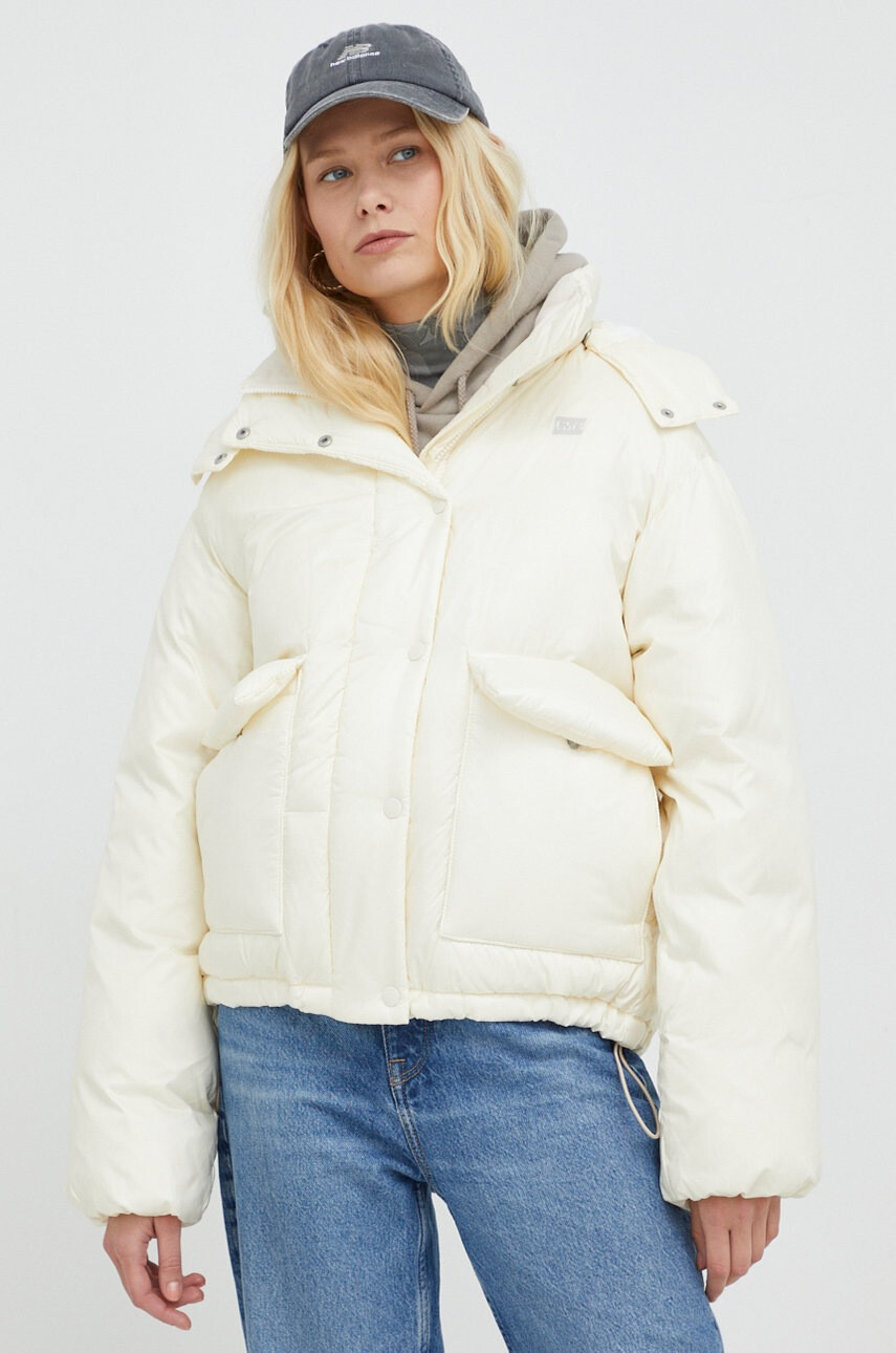 Levi's Пухено яке в бежово със зимна изолация - Pepit.bg
