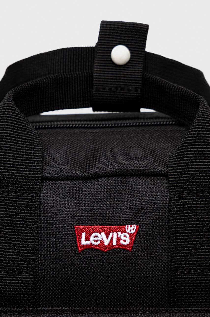 Levi's Раница в черно малък размер с изчистен дизайн - Pepit.bg