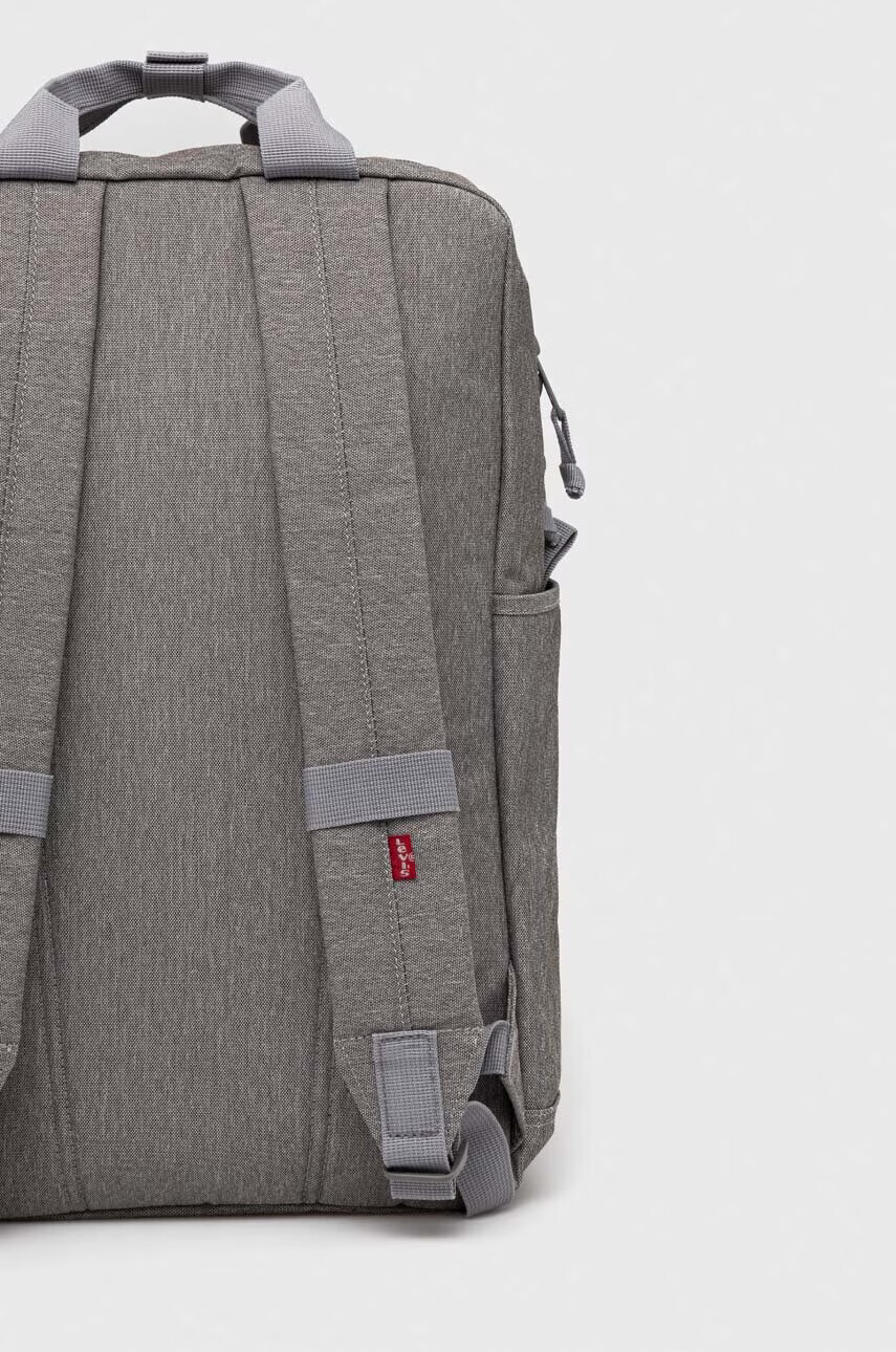 Levi's Раница в сиво голям размер с изчистен дизайн - Pepit.bg