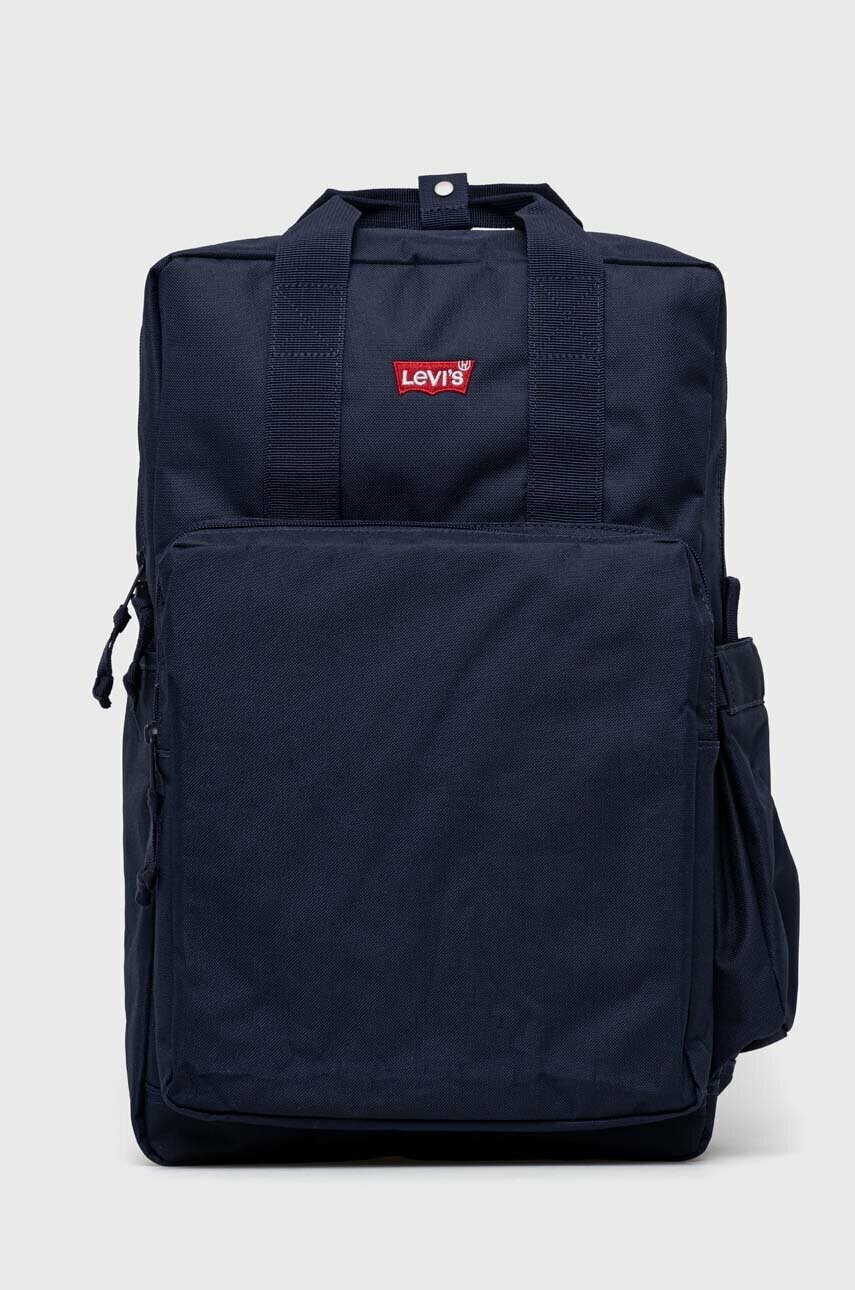 Levi's Раница в черно голям размер с изчистен дизайн - Pepit.bg
