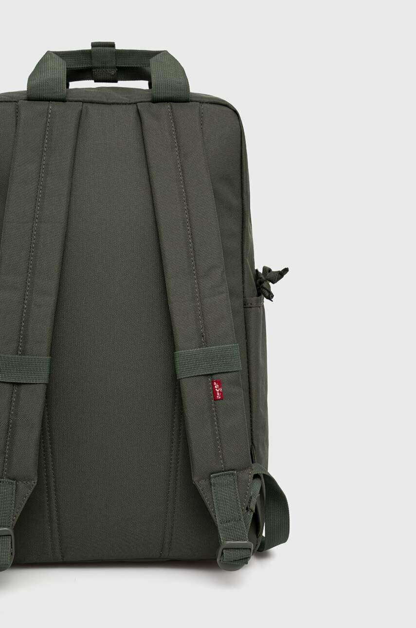 Levi's Раница в зелено голям размер с изчистен дизайн - Pepit.bg
