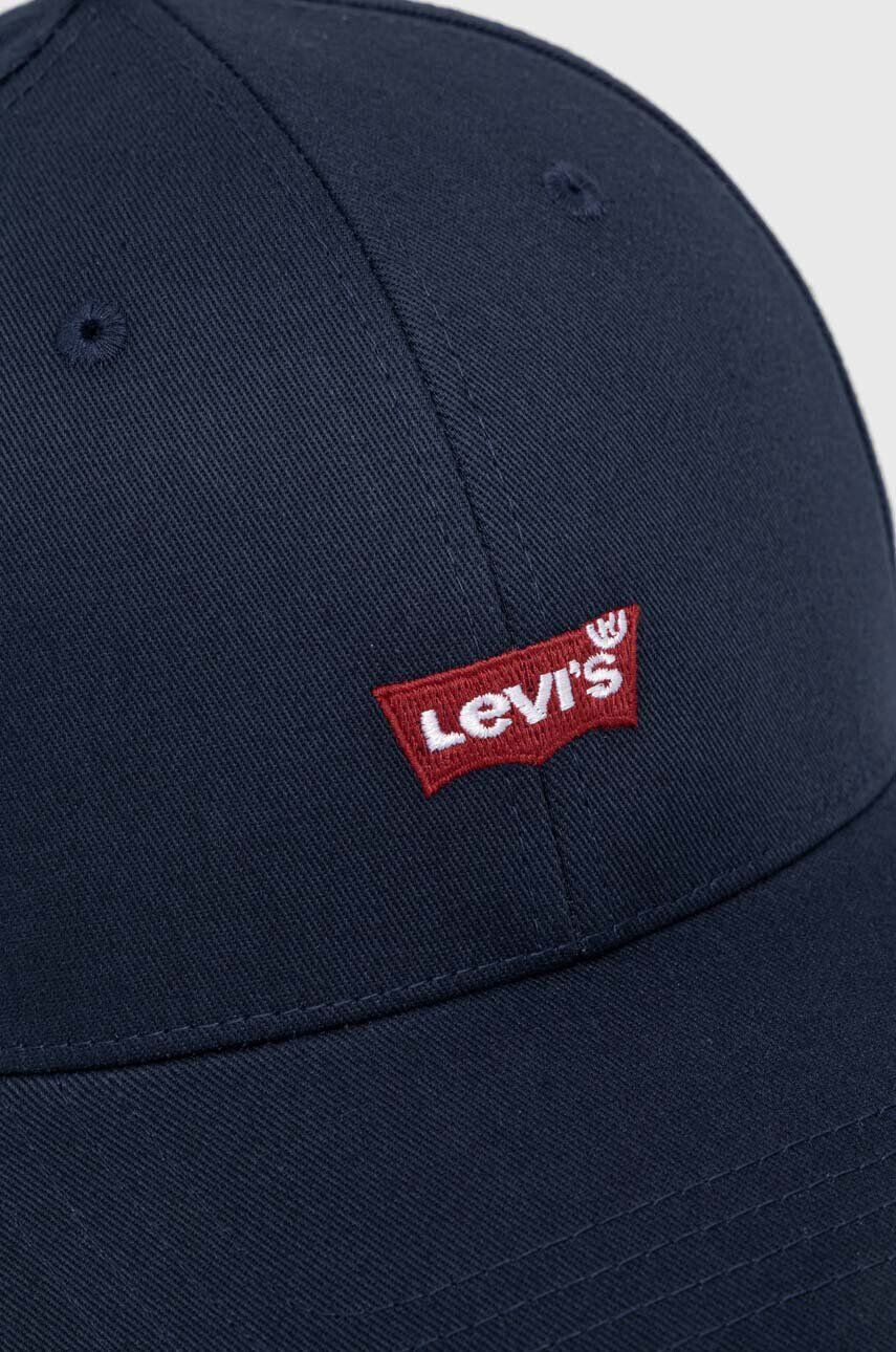 Levi's Шапка с козирка в тъмносиньо с принт - Pepit.bg