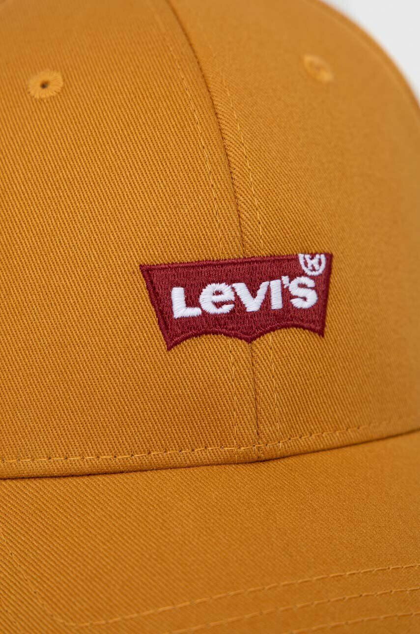 Levi's Шапка с козирка в бежово с принт - Pepit.bg