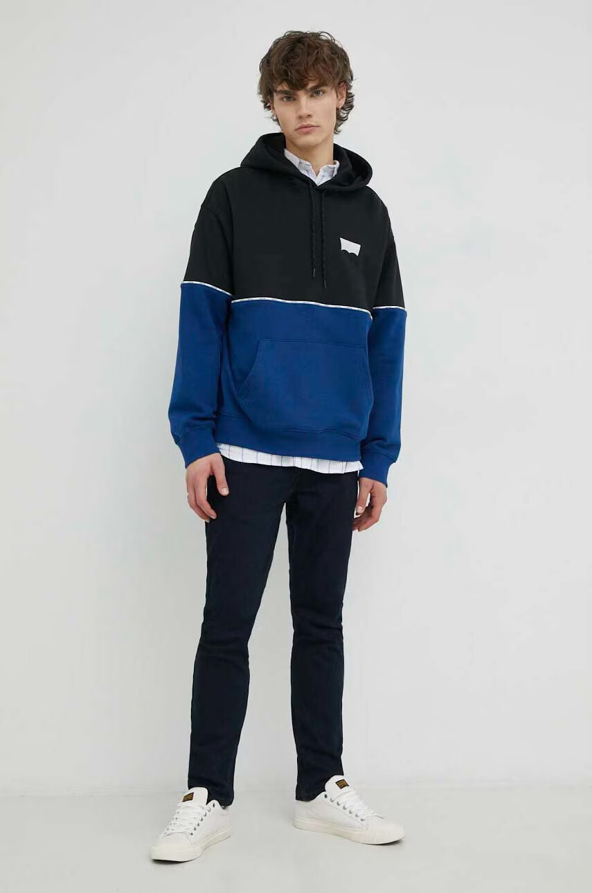 Levi's Суичър с качулка с десен - Pepit.bg