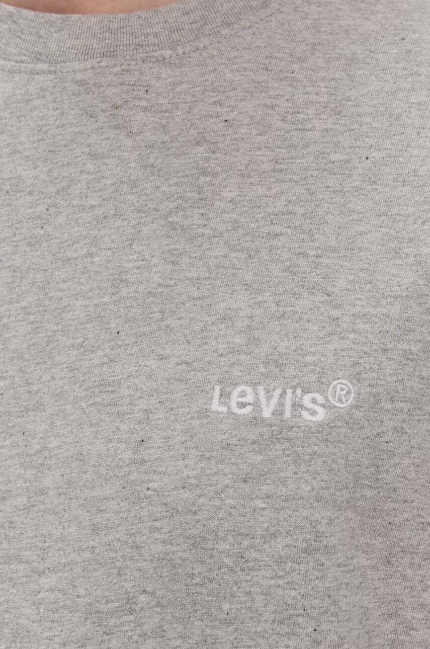 Levi's Тениска мъжка в меланж на сиво - Pepit.bg