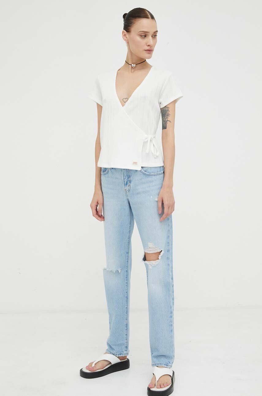 Levi's Тениска в бяло - Pepit.bg