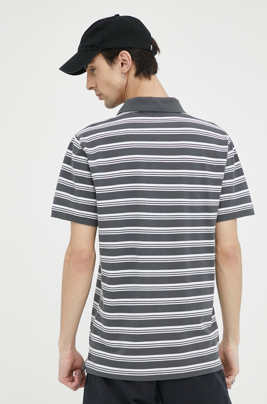 Levi's Тениска с яка в сиво с десен - Pepit.bg