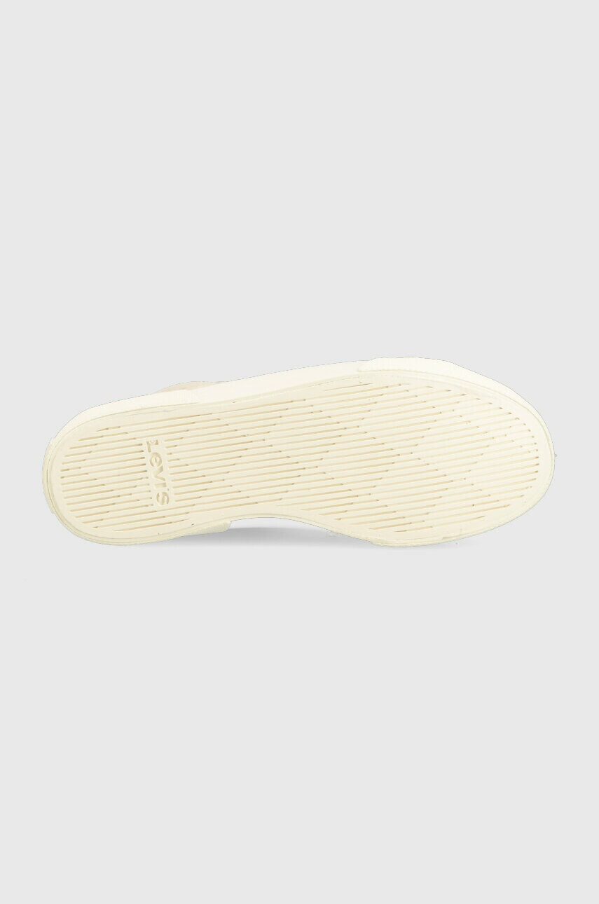 Levi's Велурени кецове Decon Plus Mid S в бежово D6541.0003 - Pepit.bg