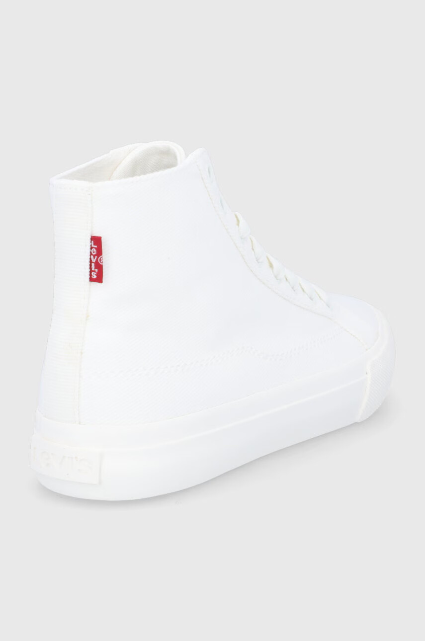 Levi's Високи кецове дамско в бяло - Pepit.bg