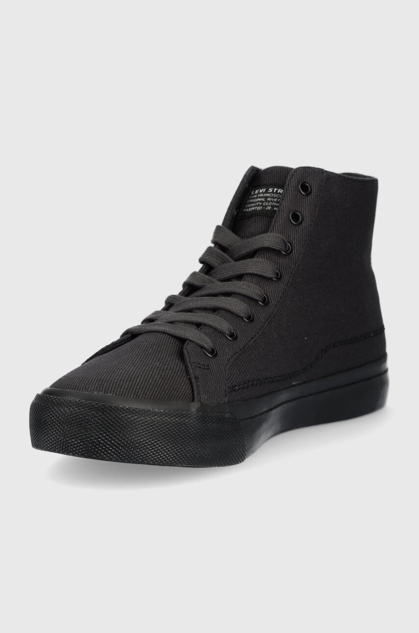 Levi's Високи кецове Decon Mid в черно - Pepit.bg