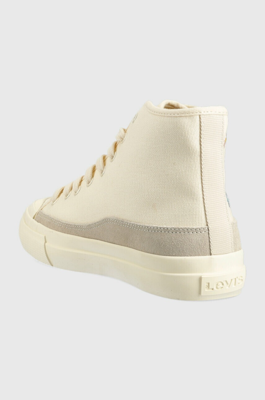 Levi's Високи кецове Square High S в бежово D5258.0010 - Pepit.bg
