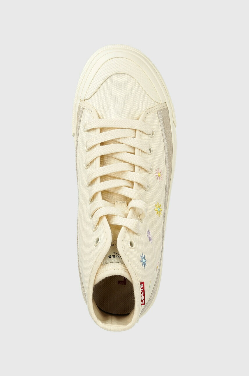Levi's Високи кецове Square High S в бежово D5258.0010 - Pepit.bg