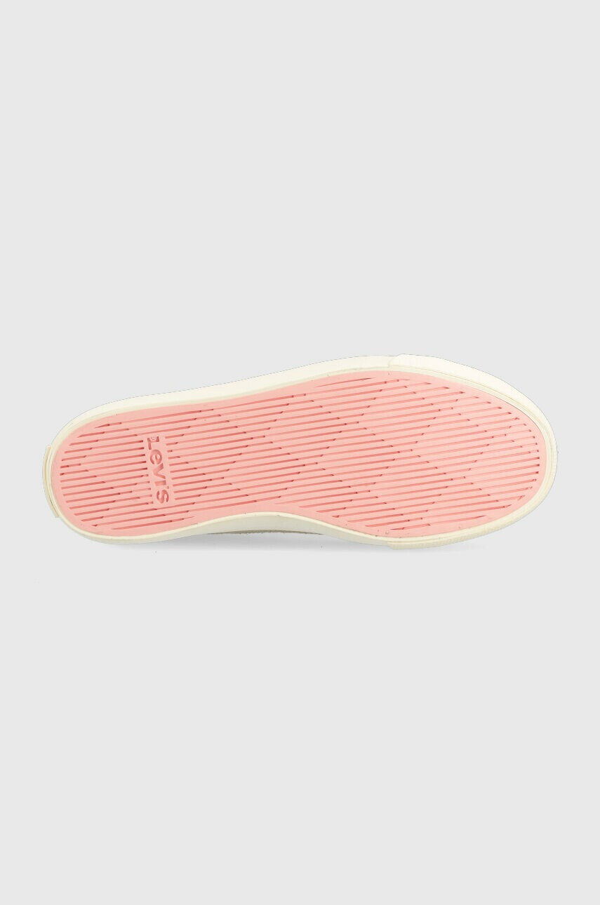 Levi's Високи кецове Square High S в бежово D5258.0010 - Pepit.bg