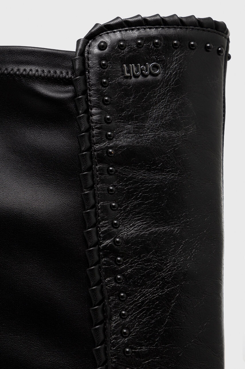 Liu Jo Ботуши Amy 04 в черно с платформа SF2073PX13622222 - Pepit.bg