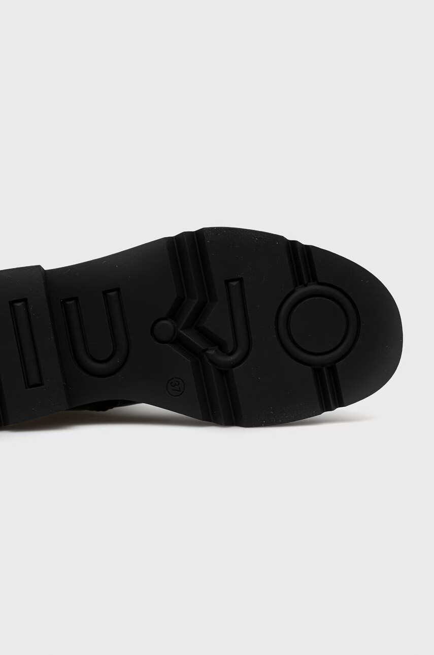 Liu Jo Ботуши Love 28 в черно с платформа SF2189EX01422222 - Pepit.bg