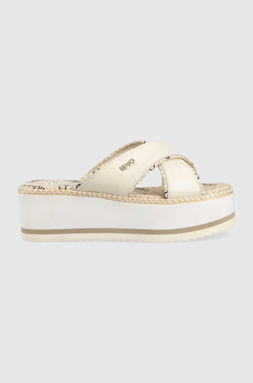 Liu Jo Чехли ABA 21 в бежово с платформа SA3103PX298S1858 - Pepit.bg