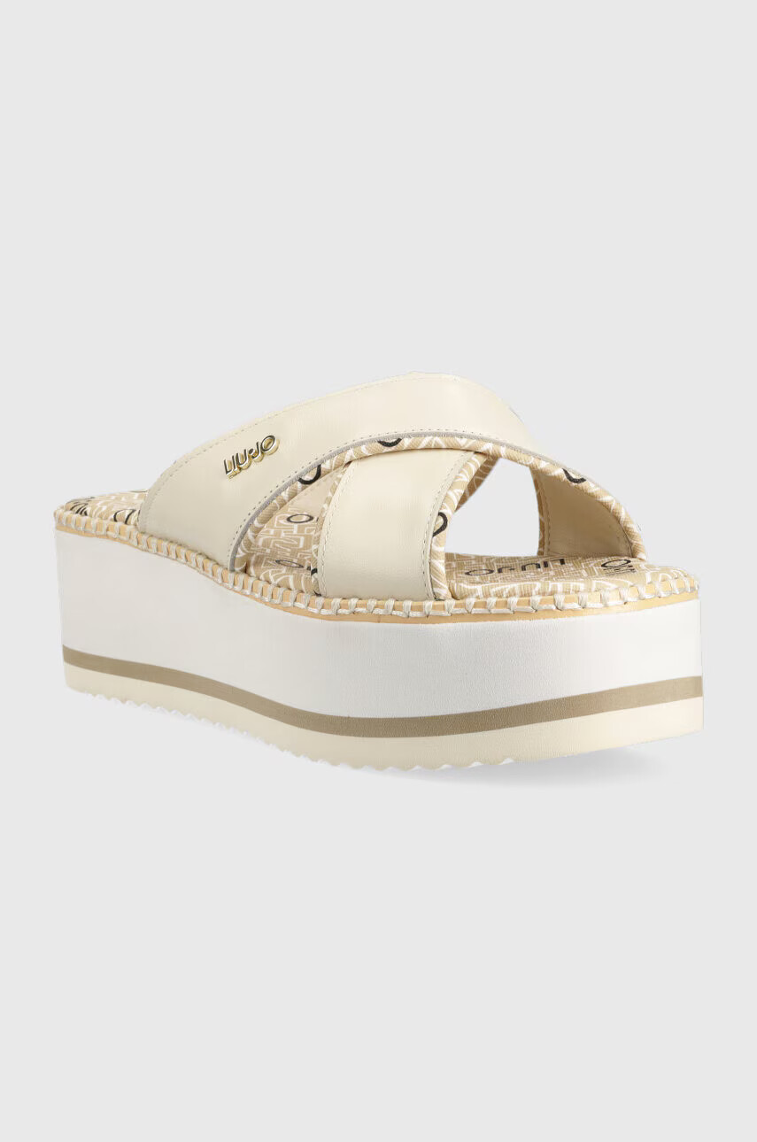Liu Jo Чехли ABA 21 в бежово с платформа SA3103PX298S1858 - Pepit.bg