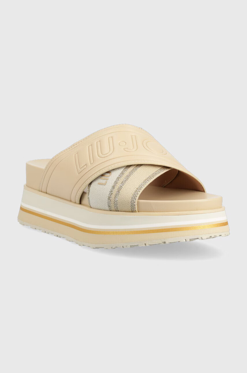 Liu Jo Чехли FRIDA 24 в бежово с платформа SA3025TX03950513 - Pepit.bg
