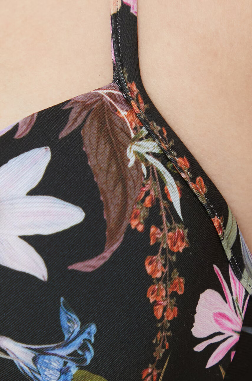 Liu Jo Горнище на бански в черно с подплатена чашка - Pepit.bg