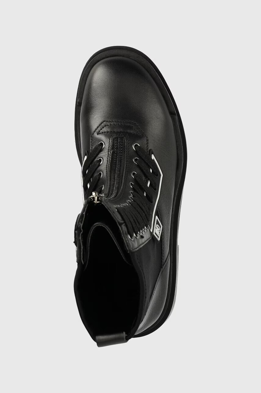 Liu Jo Кожени кубинки Love 22 в черно с платформа SF2171TX21822222 - Pepit.bg