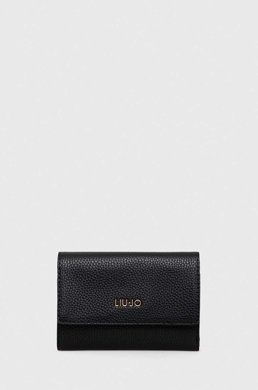 Liu Jo Портфейл дамски в черно - Pepit.bg