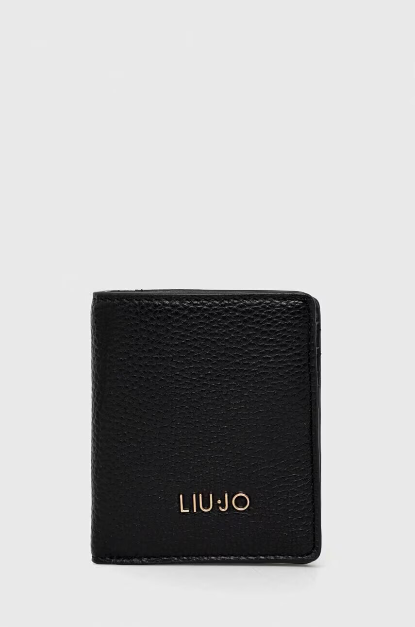 Liu Jo Портфейл дамски в черно - Pepit.bg