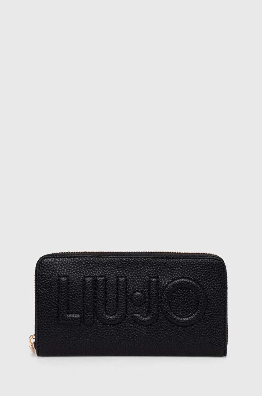 Liu Jo Портфейл дамски в черно - Pepit.bg
