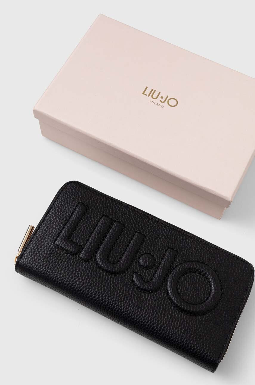 Liu Jo Портфейл дамски в черно - Pepit.bg