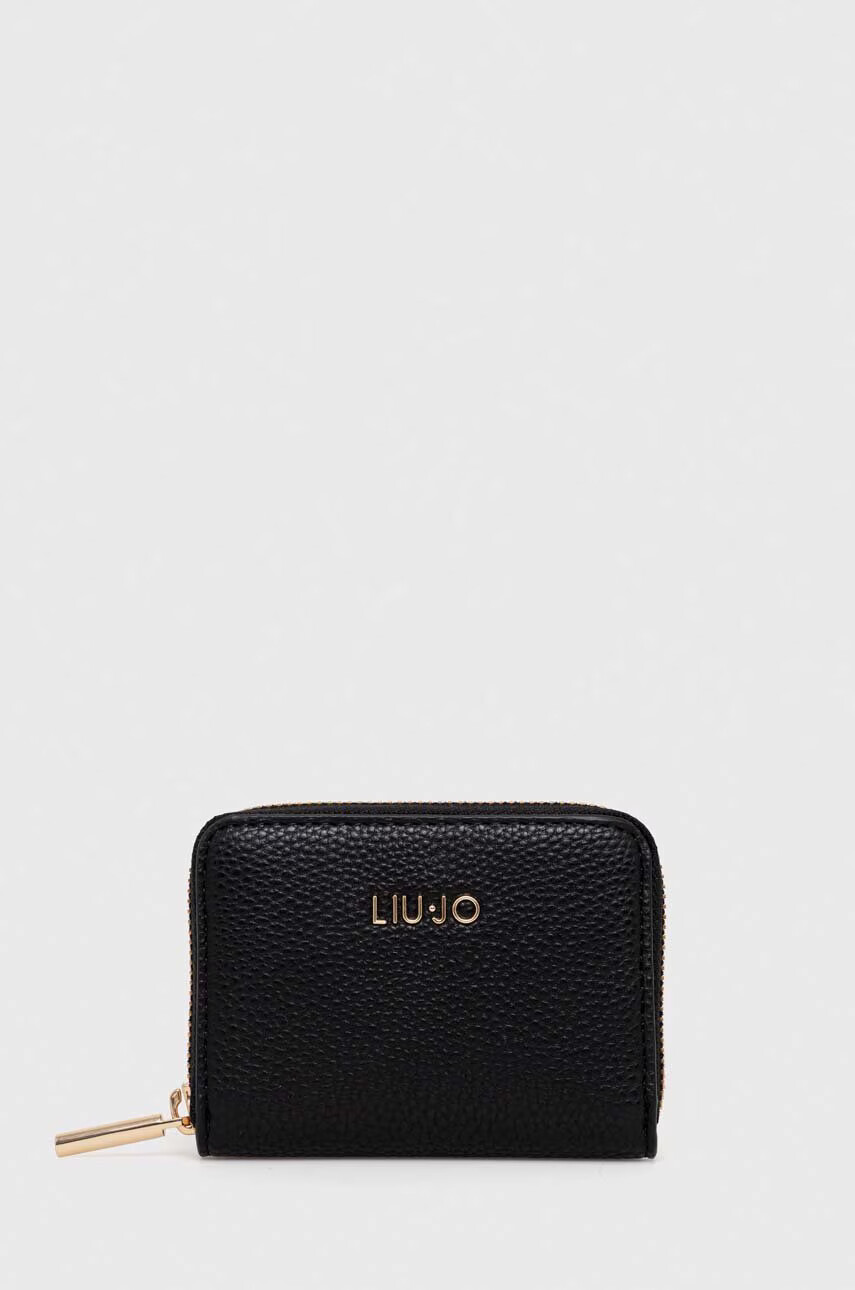 Liu Jo Портфейл дамски в черно - Pepit.bg