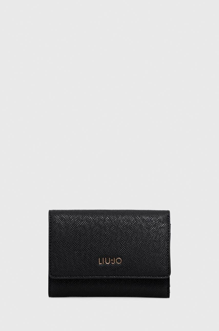 Liu Jo Портфейл дамски в черно - Pepit.bg