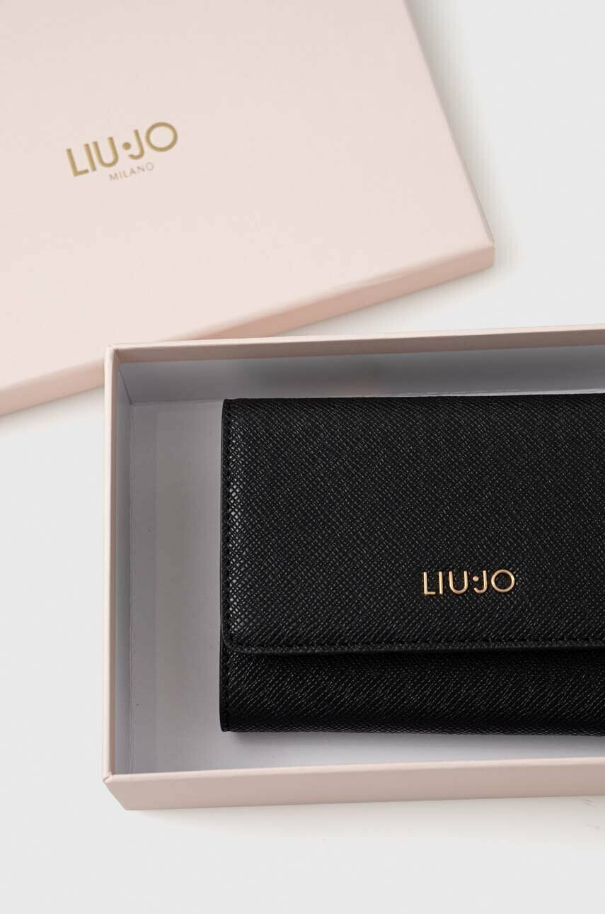 Liu Jo Портфейл дамски в черно - Pepit.bg
