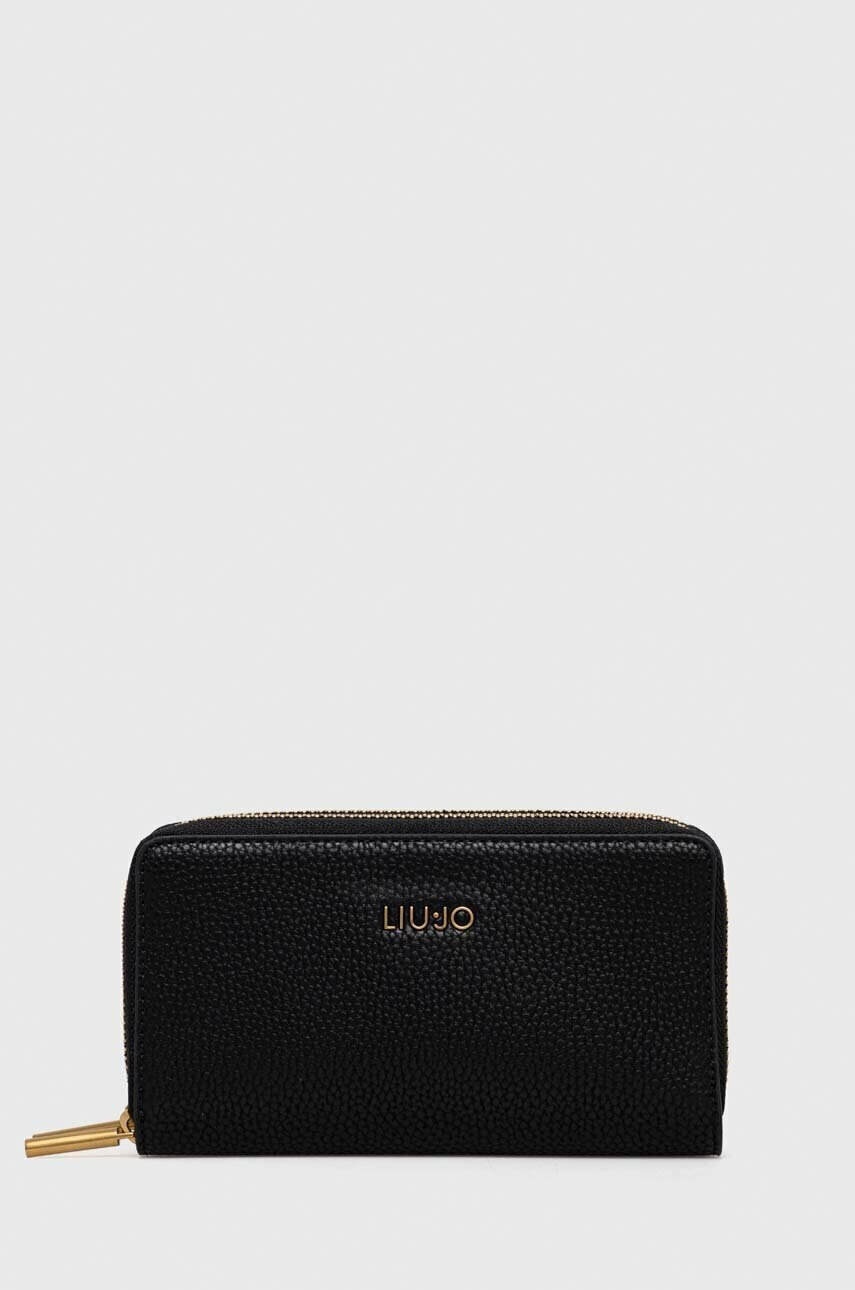 Liu Jo Портфейл дамски в черно - Pepit.bg