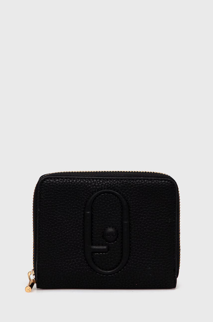 Liu Jo Портфейл дамски в черно - Pepit.bg