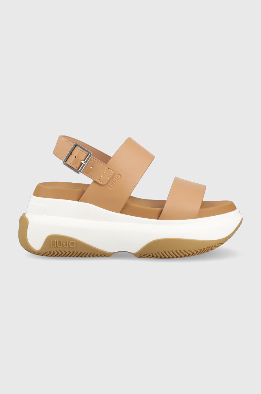 Liu Jo Сандали JUNE 06 в бежово с платформа BA3051EX014S1800 - Pepit.bg