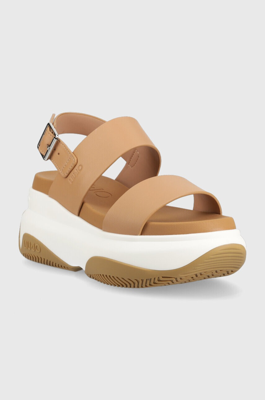 Liu Jo Сандали JUNE 06 в бежово с платформа BA3051EX014S1800 - Pepit.bg