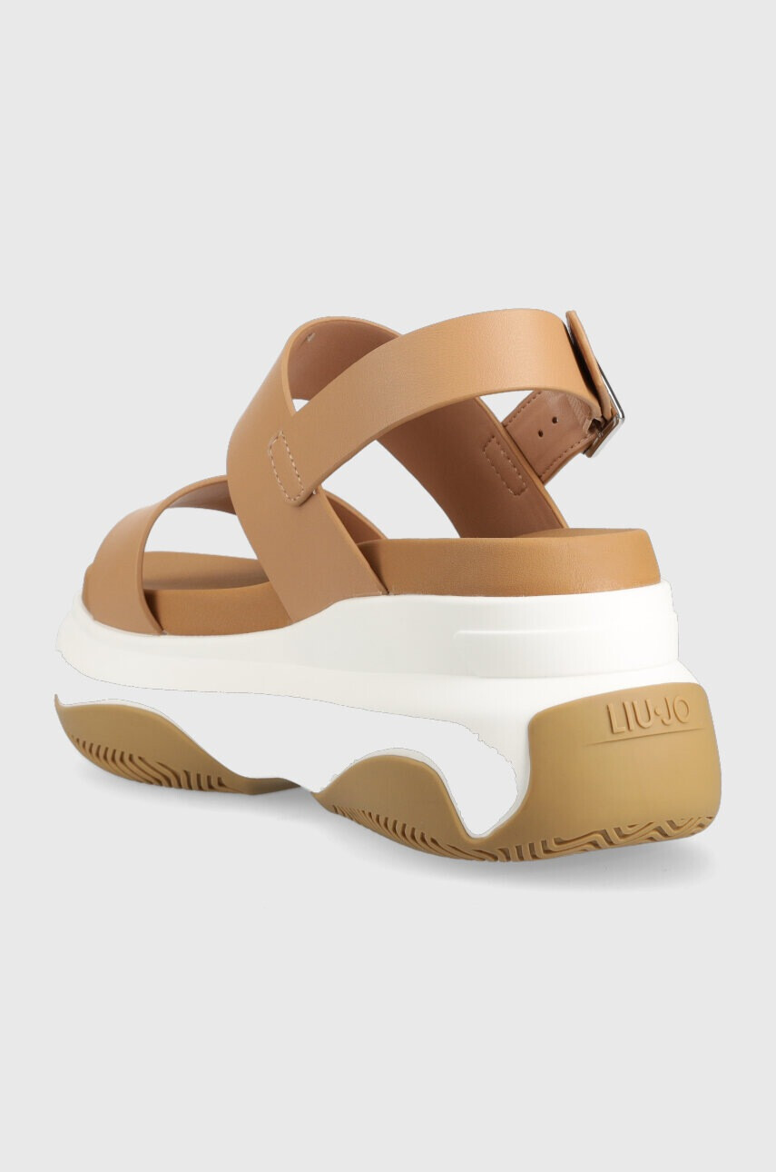 Liu Jo Сандали JUNE 06 в бежово с платформа BA3051EX014S1800 - Pepit.bg