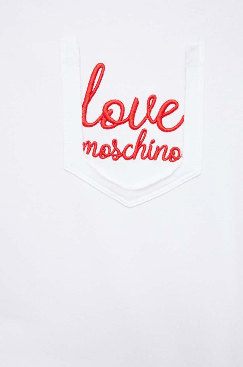 Love Moschino Анцуг дамски в бяло - Pepit.bg
