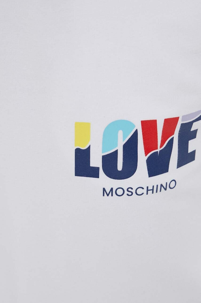 Love Moschino Анцуг дамски в бяло - Pepit.bg