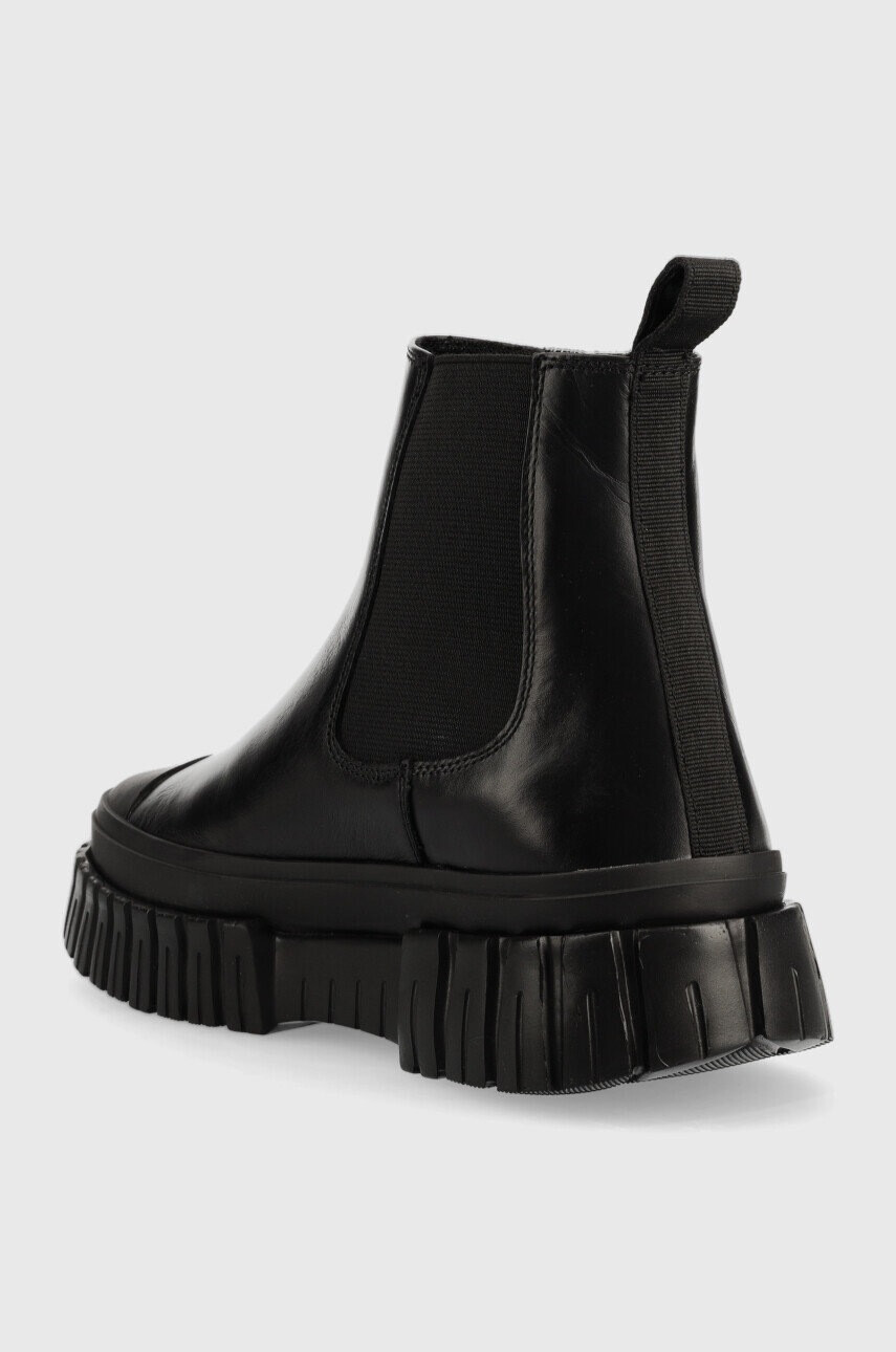 Love Moschino Боти челси в черно с платформа - Pepit.bg