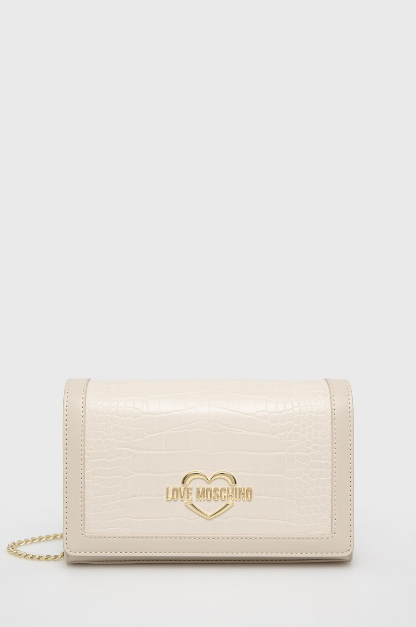Love Moschino Чанта в бежово - Pepit.bg