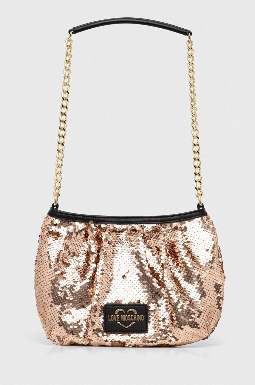 Love Moschino Чанта в златисто - Pepit.bg