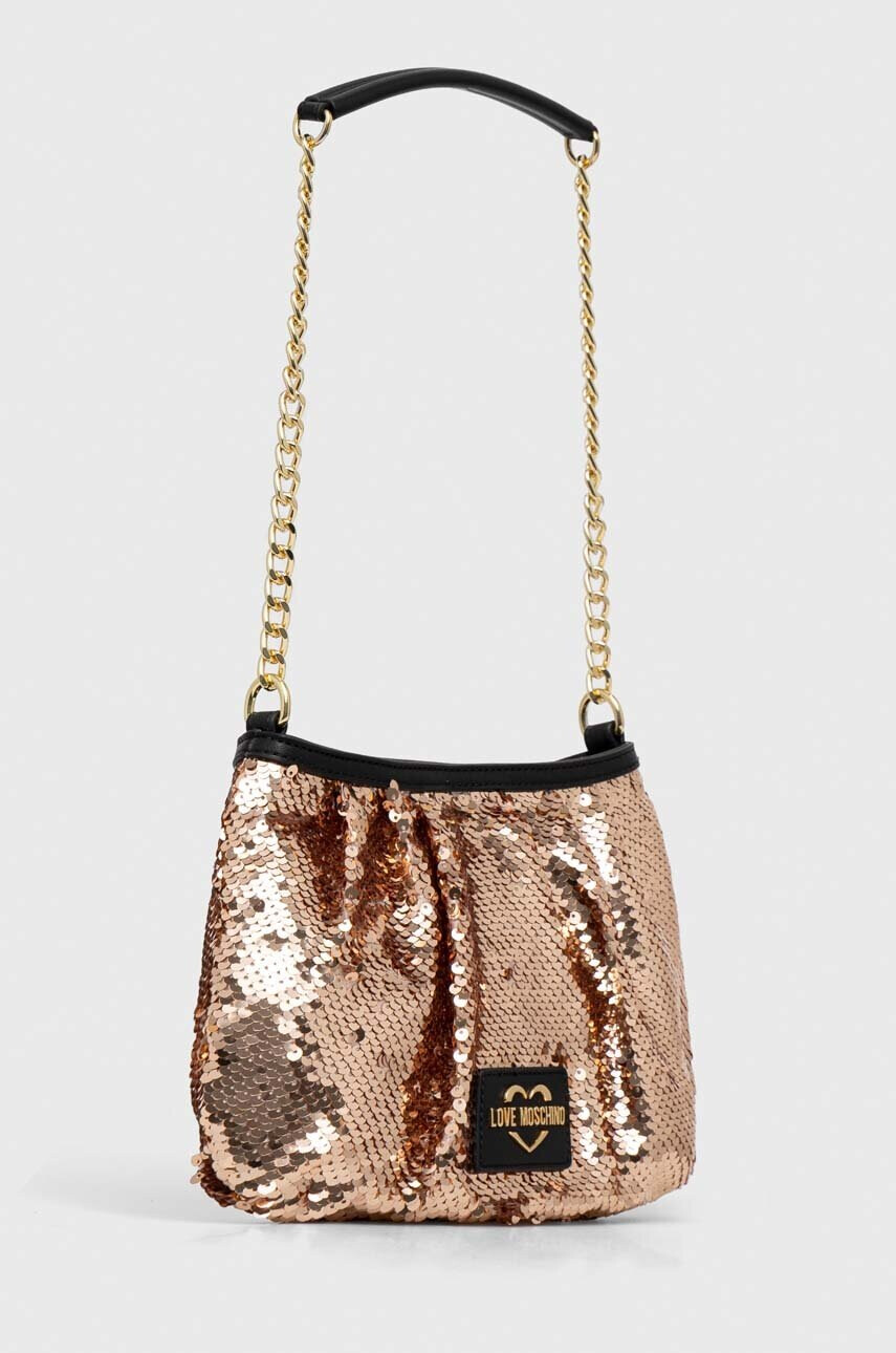 Love Moschino Чанта в златисто - Pepit.bg